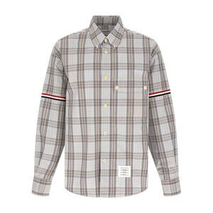 Thom Browne Men's Oversized Rwb Shirt